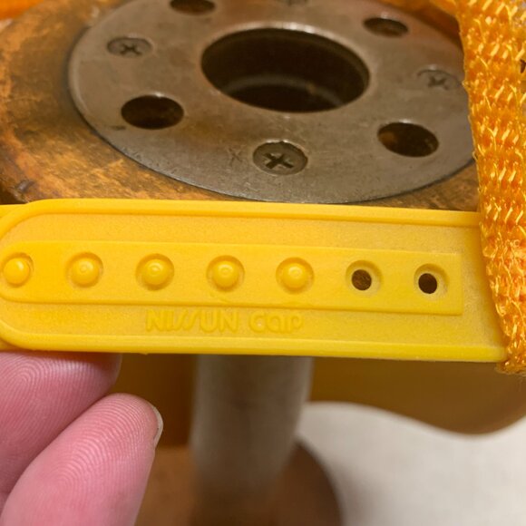 Vintage John Deere Cap Hat Trucker Style Mesh Nissun Yellow Snap Back - Picture 6 of 11